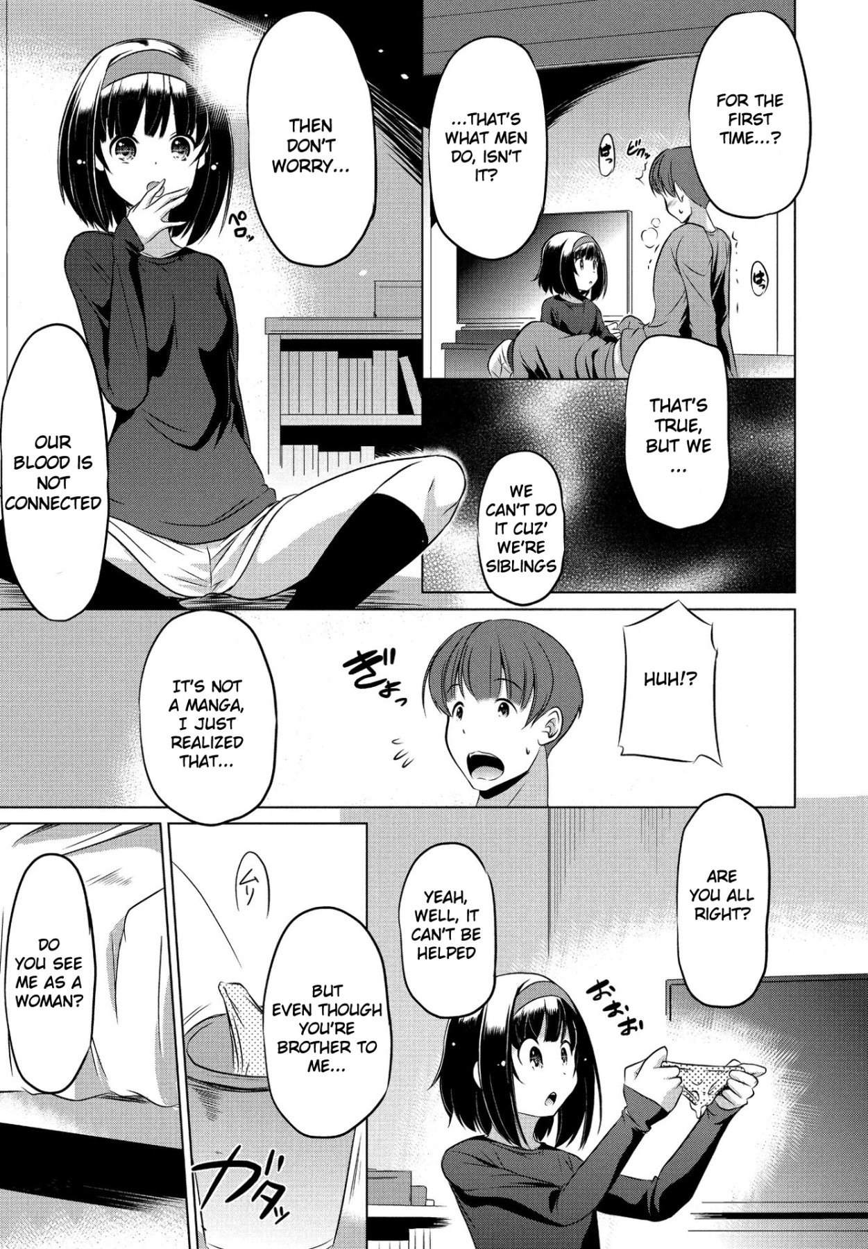 Hentai Manga Comic-You Think It's Okay To Use My Panties Because I'm Your Sister!?-Read-7